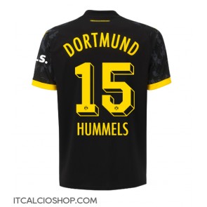 Borussia Dortmund Mats Hummels #15 Seconda Maglia Femmina 2023-24 Manica Corta